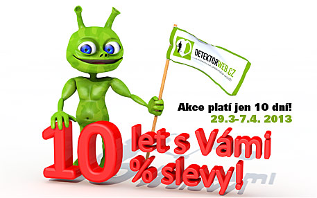 Detektorweb je s námi již 10 let!