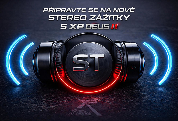 Nový software V4.0 pro XP DEUS II přináší zásadní novinku - STEREO!