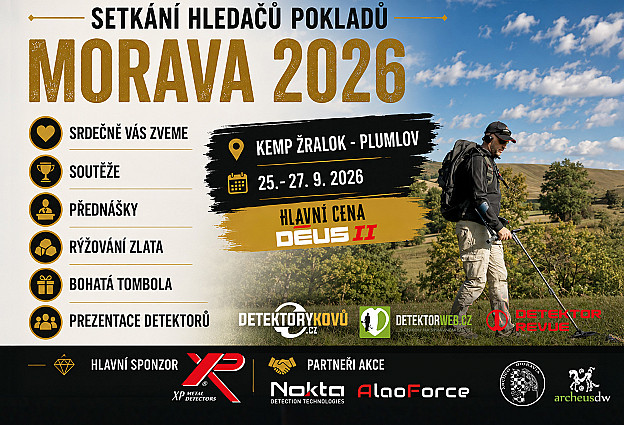 Setkání hledačů MORAVA 2026 - 25.-27.9. 2026
