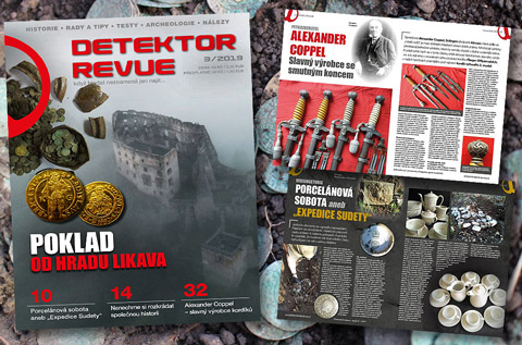 Hledačský časopis Detektor revue 3/2019