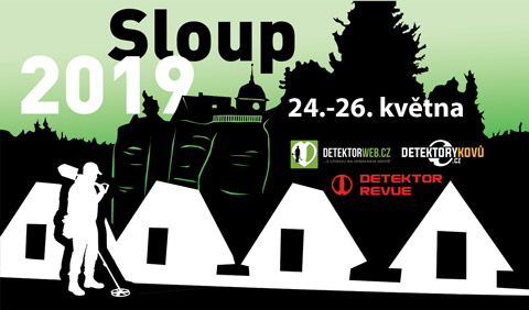 Setkání hledačů pokladů Sloup 2019