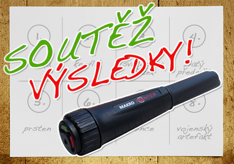 Detektory kovů - výsledky prodloužené víkendovky